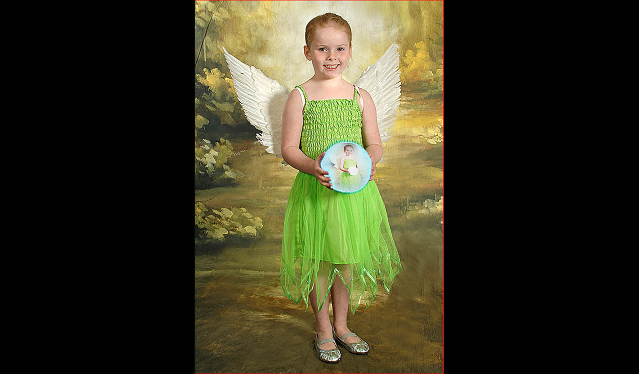 Fairy Princess wearing green dress